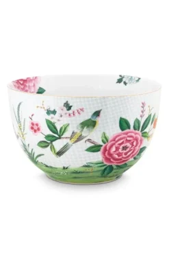 Blushing Birds Grose Schale 23 Cm Weis