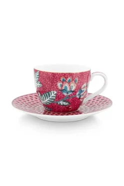 Flower Festival Espresso Tasse & Undertasse Dunkel