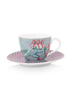 Flower Festival Espresso Tasse & Undertasse Hell