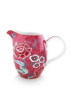 Flower Festival Kanne Gross Dunkel