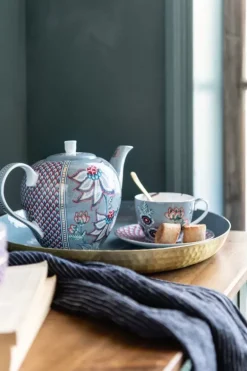 Flower Festival Set/2 Espresso Tasse & Undertasse Hell
