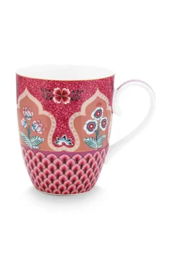 Flower Festival Tasse Gross Deco Dunkel