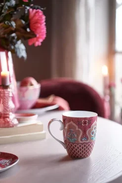 Flower Festival Tasse Gross Deco Dunkel