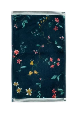 Gastehandtuch Set/3 Les Fleurs Dunkel 30X50 Cm