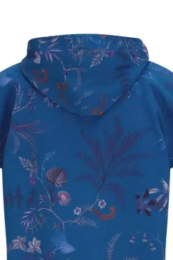 Hoodie Kurze Armel Isola Blau