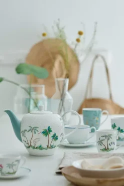 Jolie Cappuccino Tasse & Untertasse Dots Gold