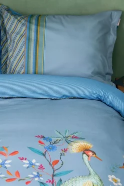 Kissenbezug Flirting Birds Blau