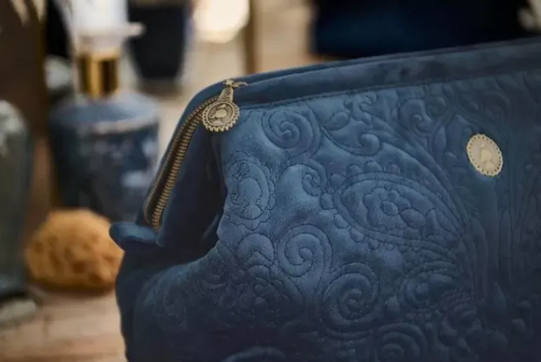Kosmetiktasche Extra Gross Samt Quiltey Days