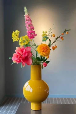 Metall Vase 40Cm