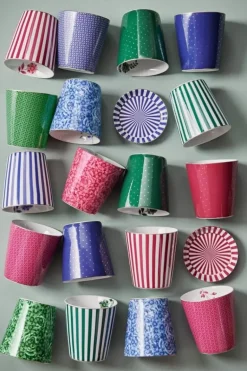 Royal Stripes Tasse Blumen & Teebeutelablage