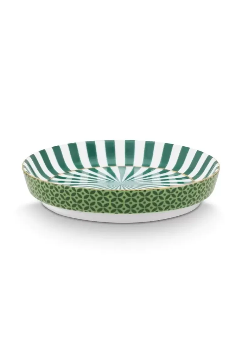 Royal Stripes Tasse Punkte & Teebeutelablage Grun