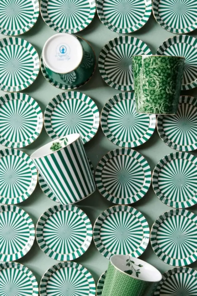 Royal Stripes Tasse Punkte & Teebeutelablage Grun