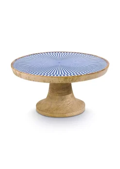 Servierschale Weis/Blau 22 Cm