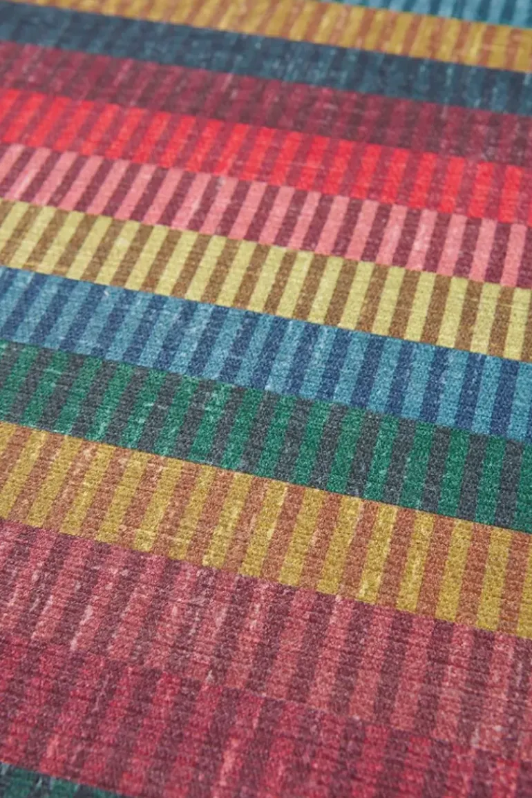 Teppich Jacquard Stripes By Pip Multi