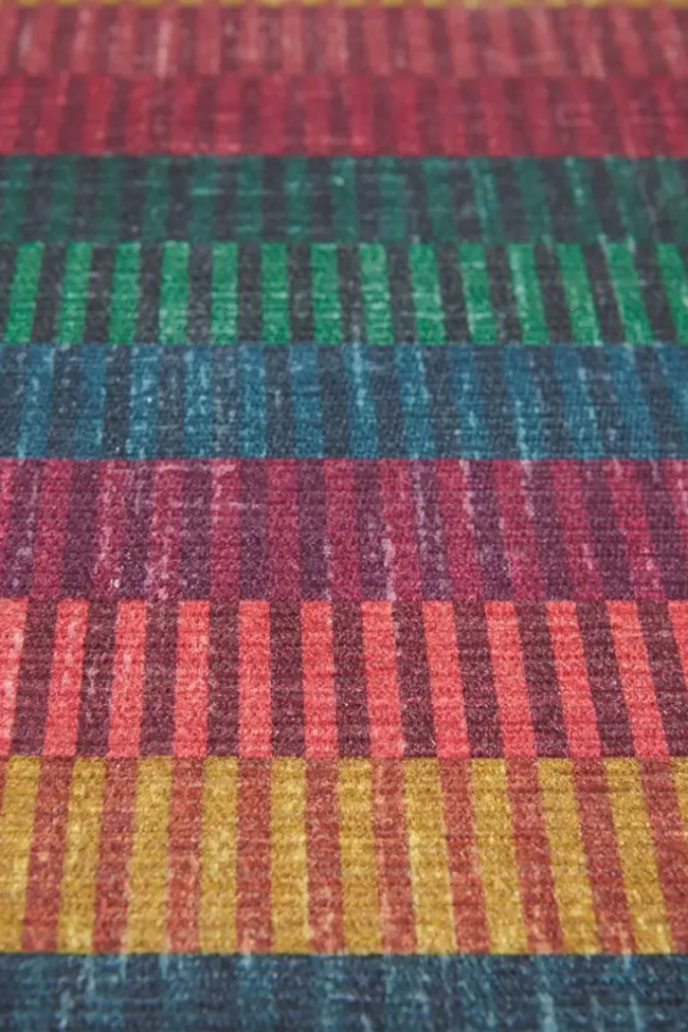 Teppich Jacquard Stripes By Pip Multi