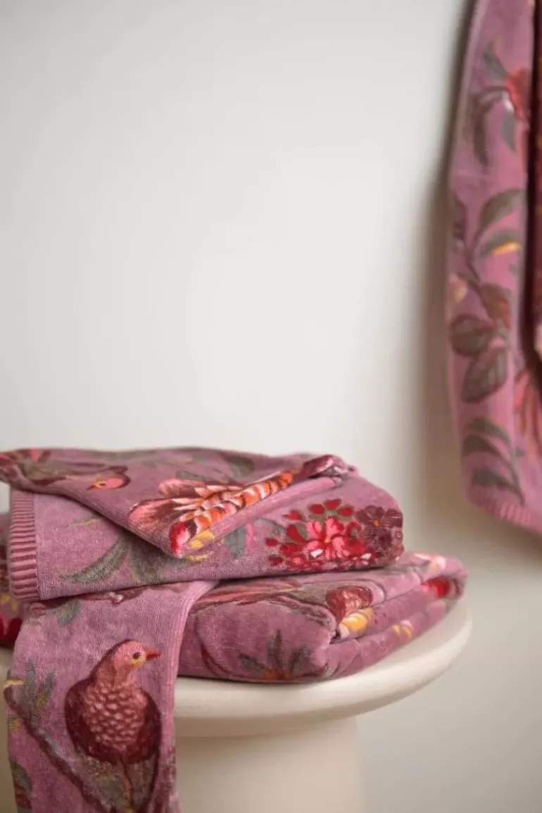 Waschlappen Set/3 Secret Garden Mauve 16X22Cm
