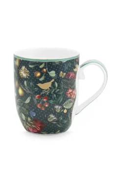 Winter Wonderland Tasse Klein Dunkelblau